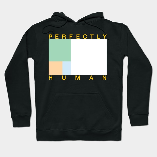 Perfectly Human - Unlabeled Pride Flag Hoodie by OutPsyder